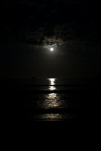 New zealand sky moon at night photo