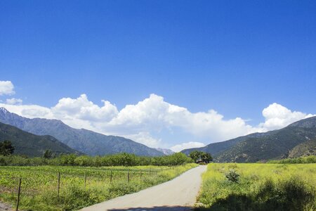Andes path clouds