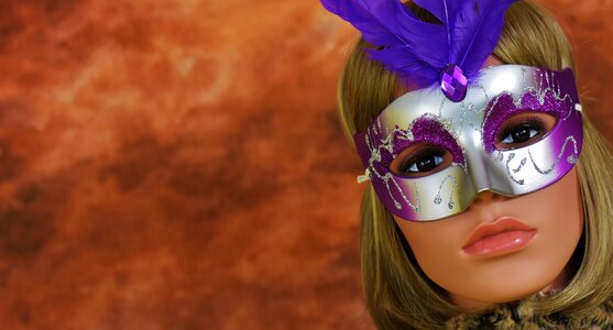 Woman mysterious doll