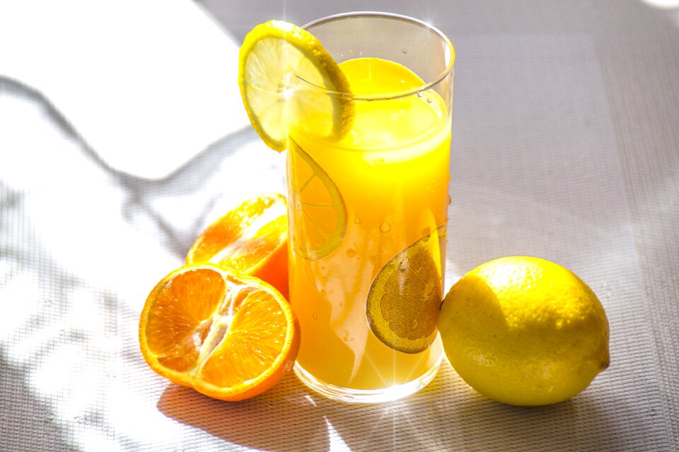 Orange the sun brightness