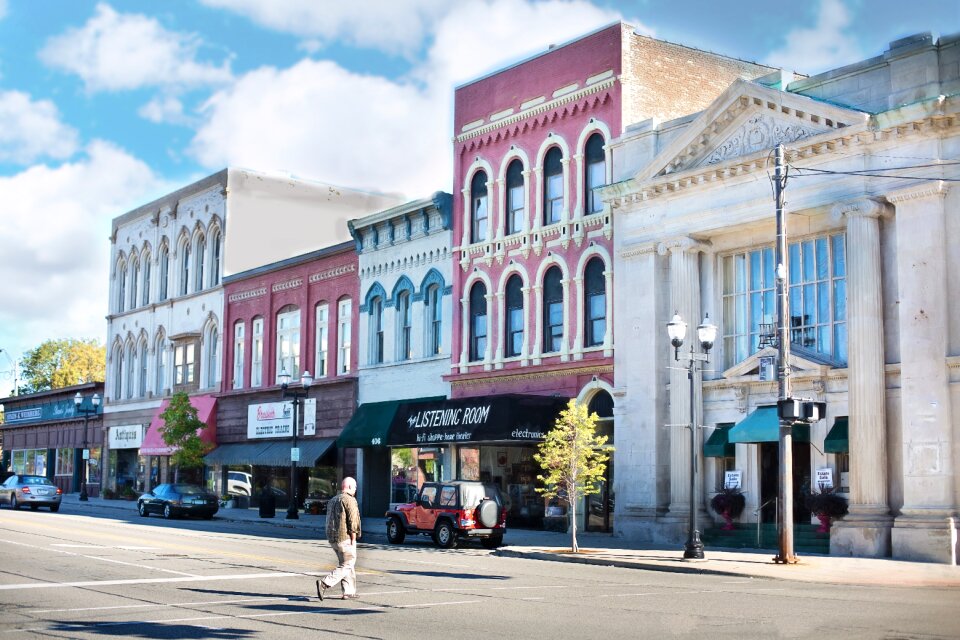 Historic architecture block