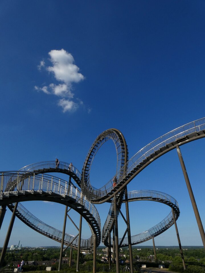 Roller coaster sculpture capital of culture