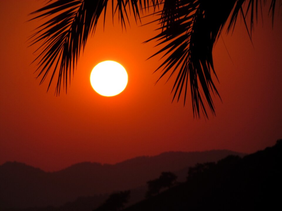 Sunset background natural turkey