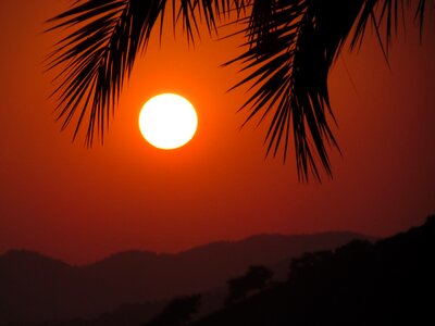 Sunset background natural turkey