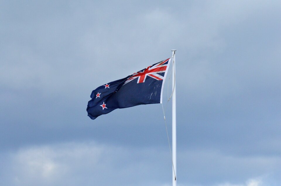 Flag new zealand wind