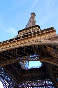 Landscape eiffel tower city of light