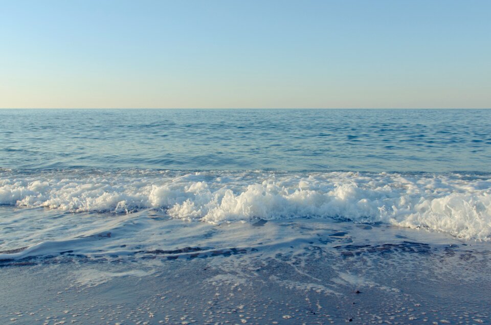 Blue wave beach
