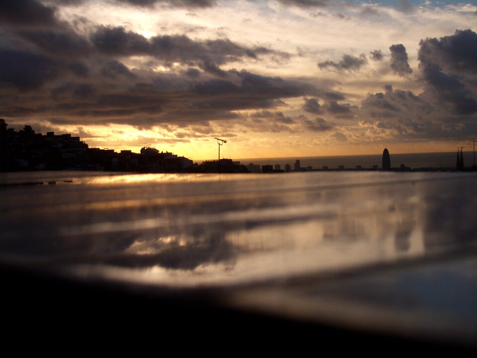 Skies clouds brown rain