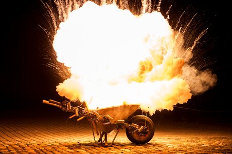 Fireworks pyrotechnics hell