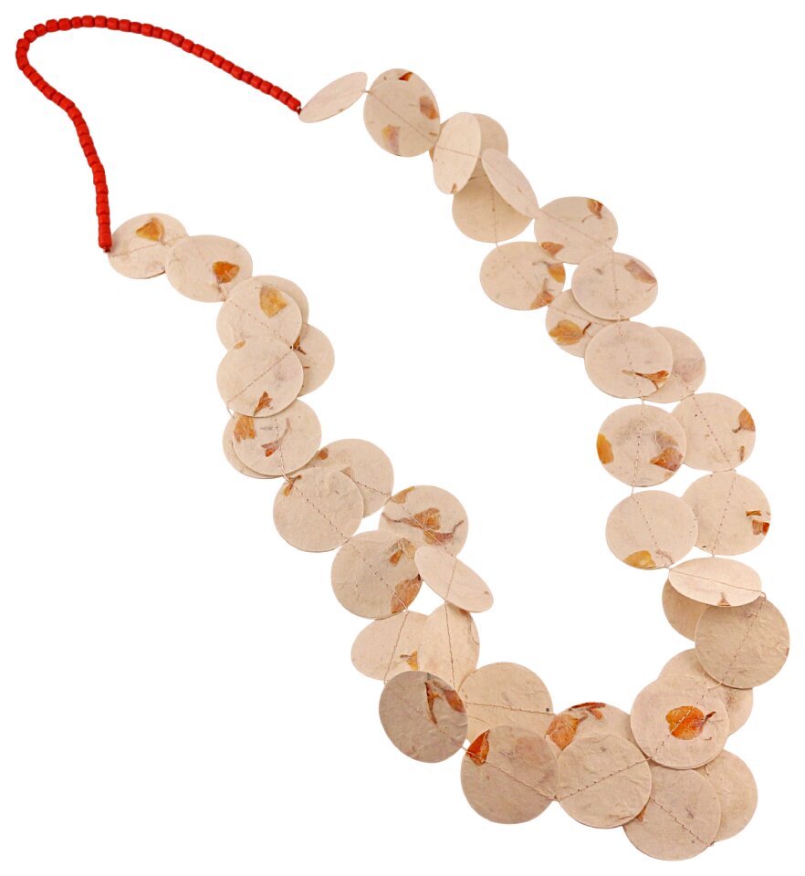 Handmade circles beads