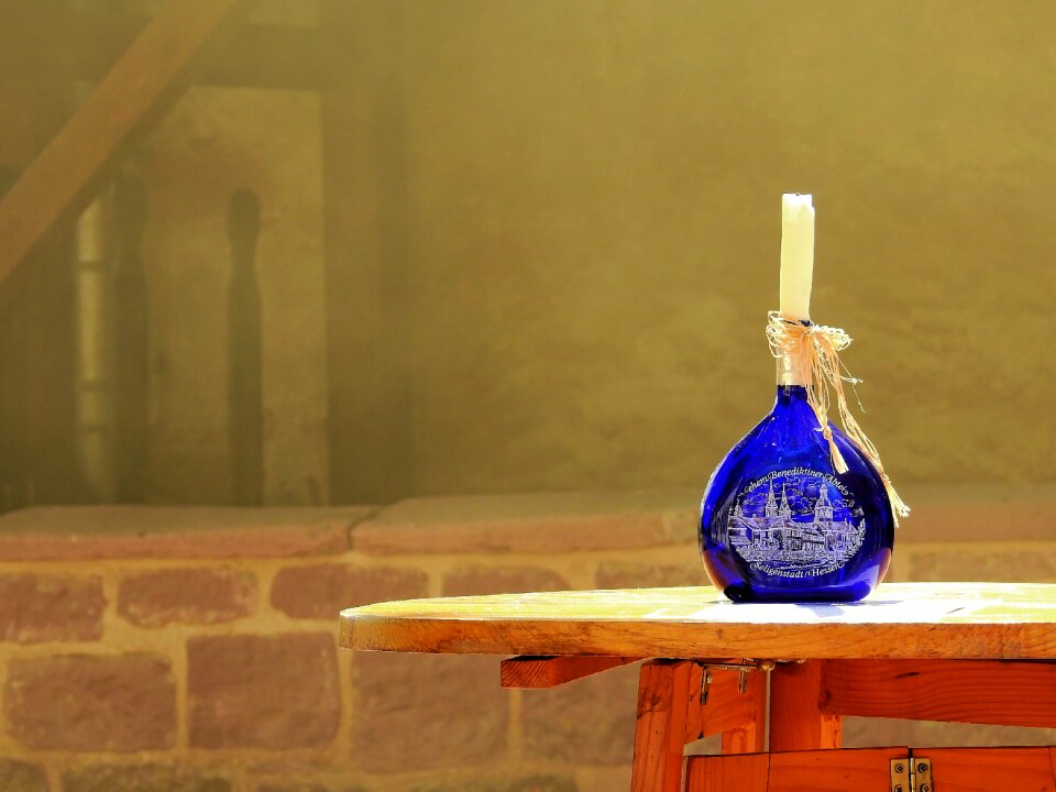 Wax decoration glass