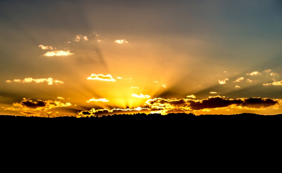 Mood abendstimmung clouds
