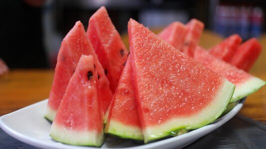 Food delicious watermelon dessert