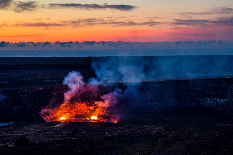 Volcanoes national park hawaii usa