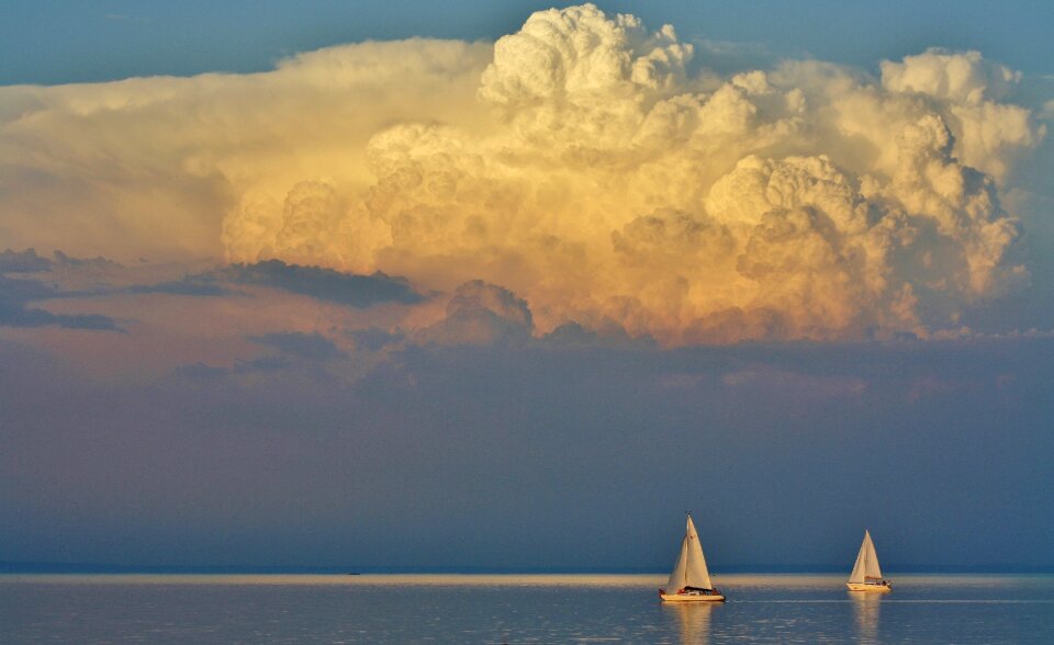 Tihany clouds nature