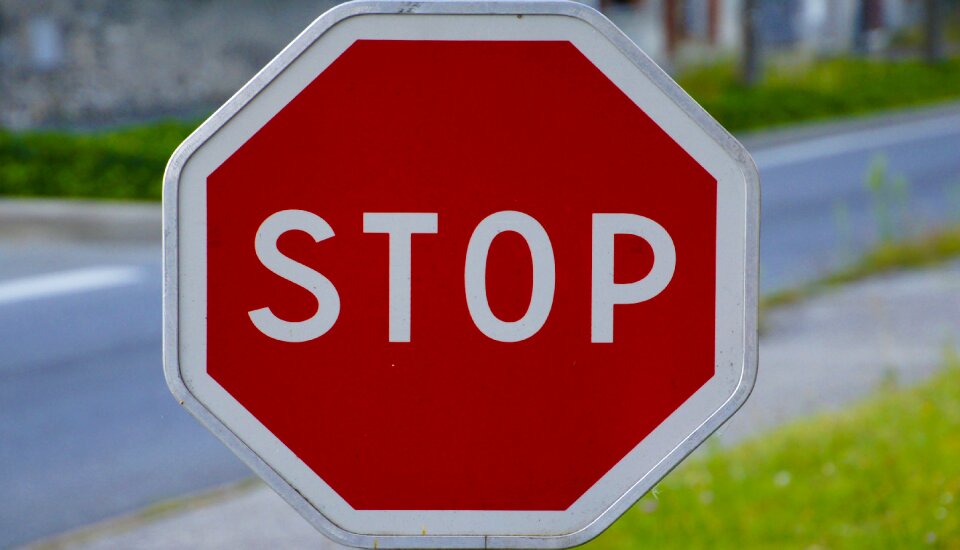 Road traffic road sign