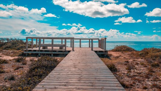 Nature beach sky