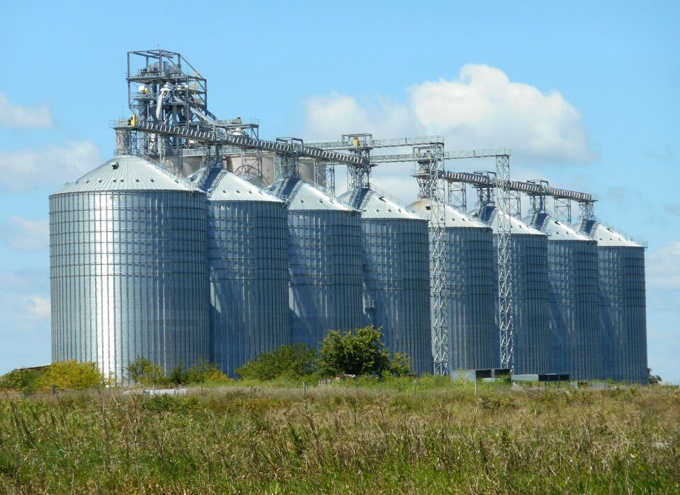Silos grain storage agriculture