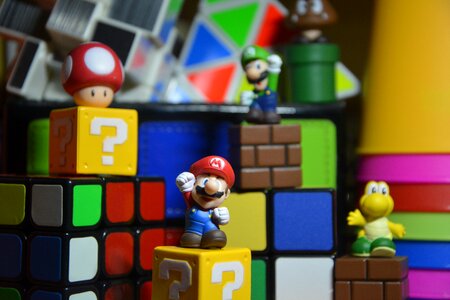 Small fresh super mario color