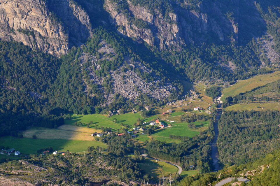 Fjord hike view