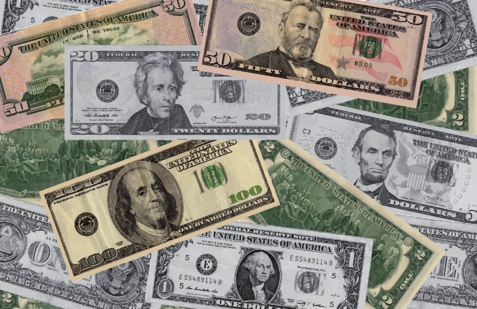 Banknote paper dollar