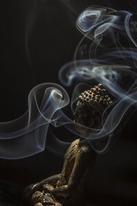 Incense stone aroma photo