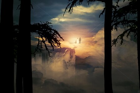 Mystical mood dream photo