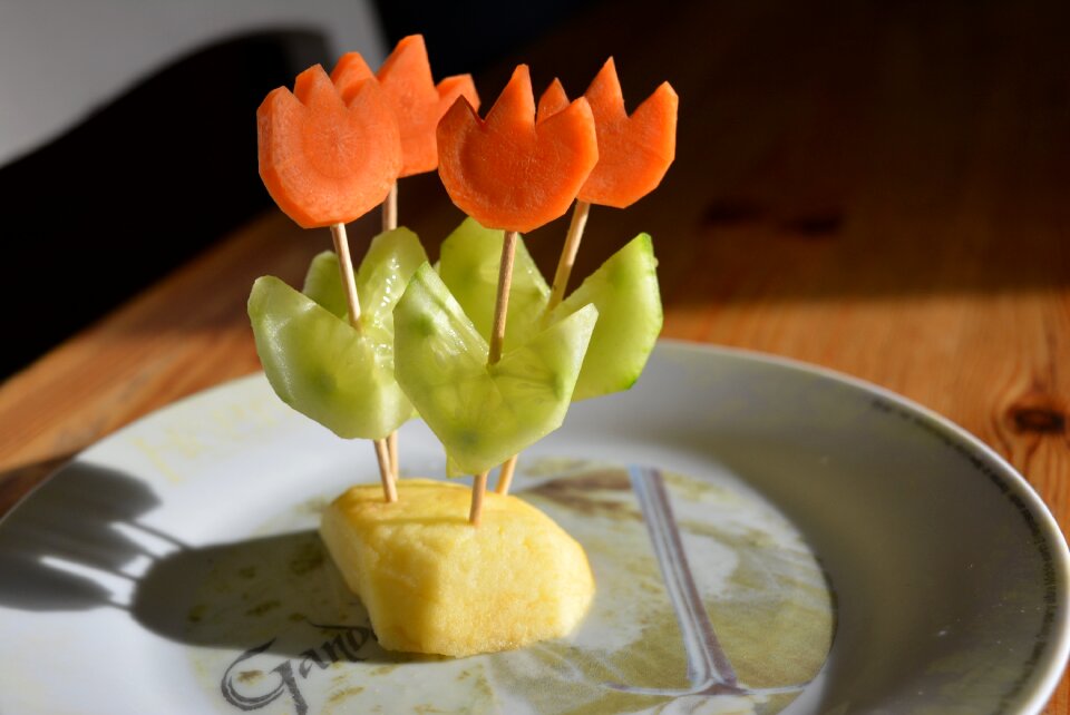 Delicious creative raw food