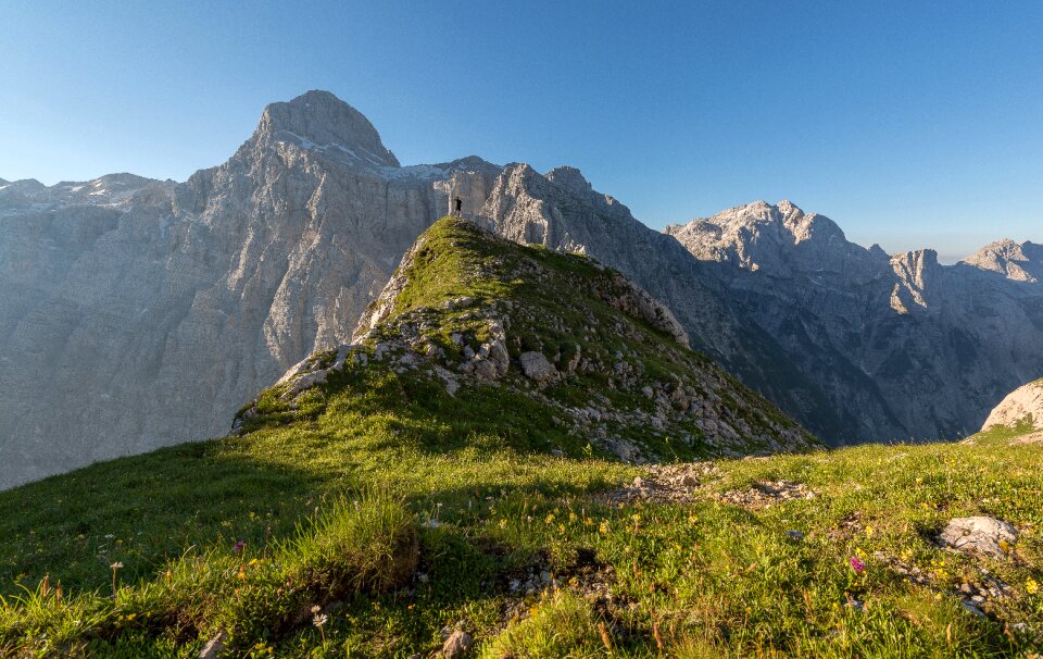 Hike hill landscape photo