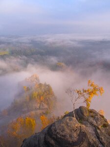 Landscape hiking clouds photo