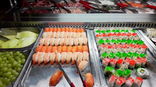 Seaweed japanese fish