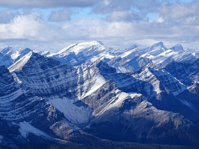 Rocks alberta banff photo