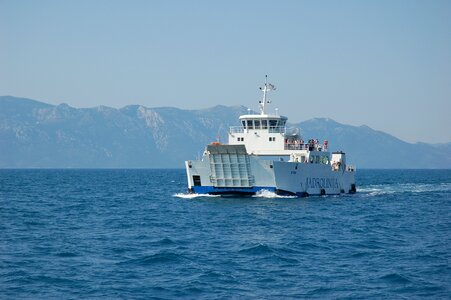 Holidays sea ship