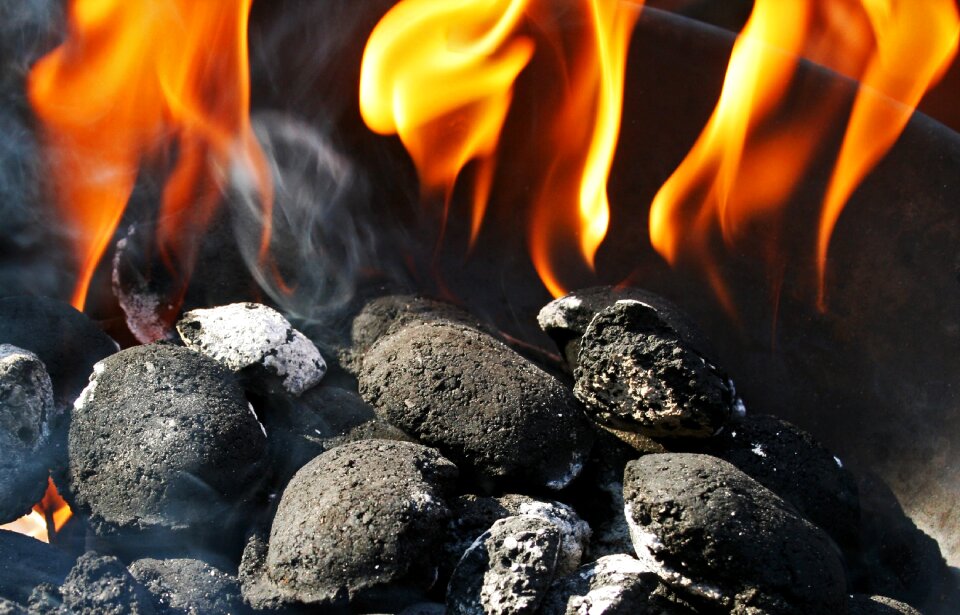 Fire flames burning