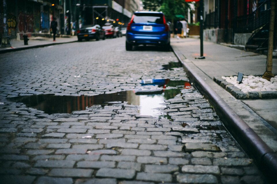 Outdoors pavement road