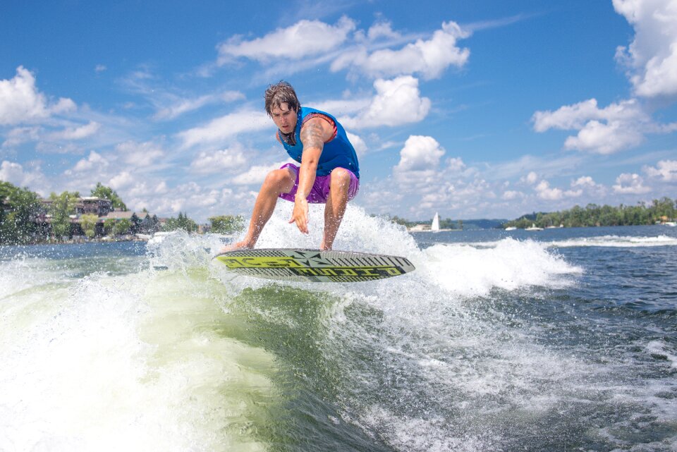 Man surfer water photo