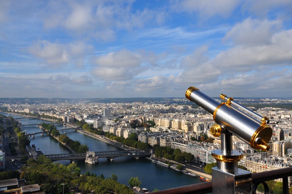 Paris eiffel tower view