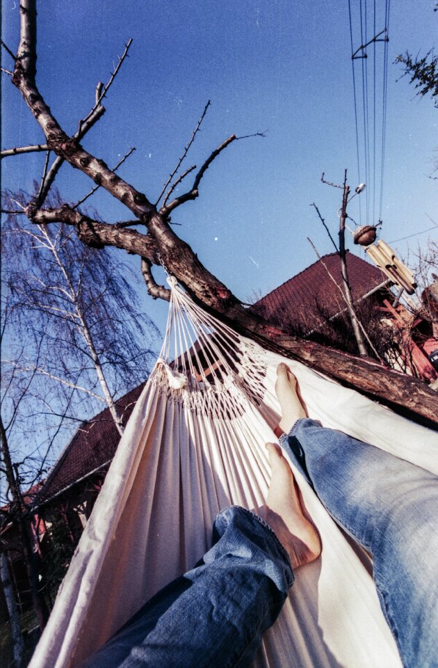 Chilling leisure man