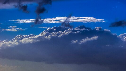 Blue sky clouds weather environment