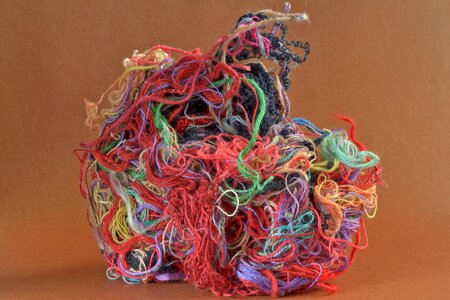 Knitting needlework wool