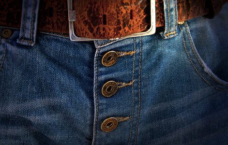 Jeans buttons brass