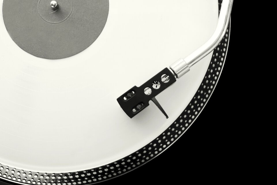 Needle music playback vintage