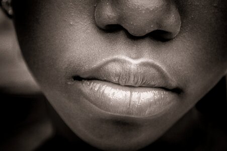 Portrait black african photo