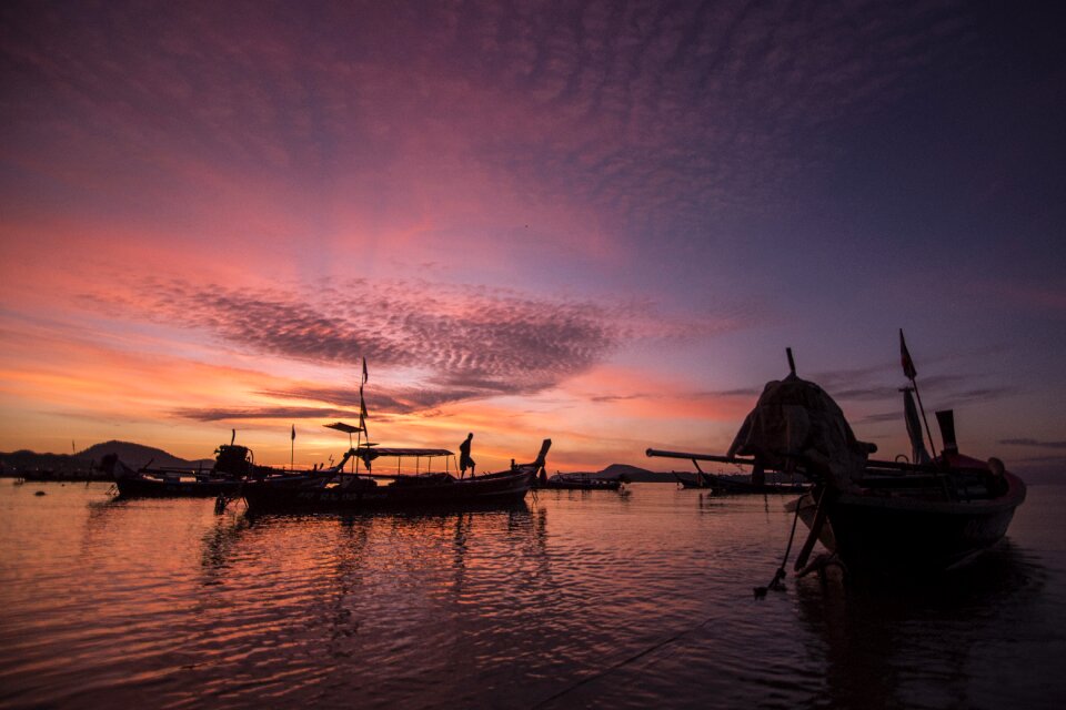 Landscape travel evening
