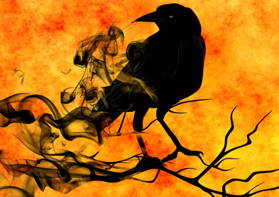 Creepy darkness mystical
