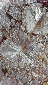 Salt crystals brown salt