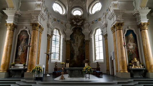 Altar building architecture photo