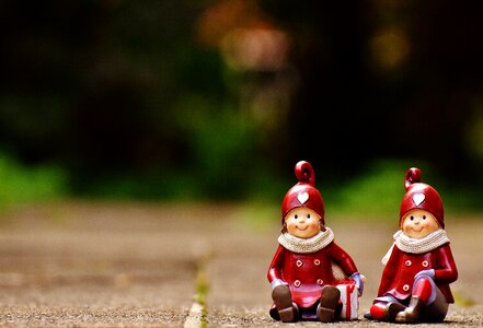 Winter christmas deco