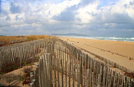 Beige palisade horizon