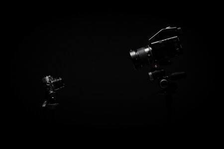 Electronics lens black camera